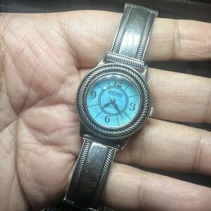Working ECCLISSI Sterling Silver 925 Ladies Watch Bracelet Black 29mm -  Mint